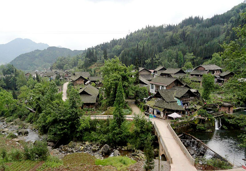 眉山洪雅县复兴村